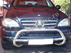 Bullbar inox Mercedes ML W163 '97-'05, cod model B001 Bullbar inox Mercedes ML W163 '97-'05, praguri inox Mercedes ML W163 '97-'05, praguri aluminiu Mercedes ML W163 '97-'05, scut metalic motor Mercedes ML W163...